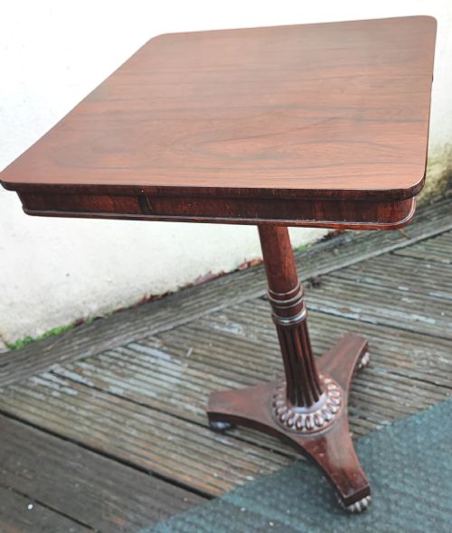 QUALITY REGENCY ROSEWOOD LAMP OR OCCASIONAL TABLE - ADDITIONAL PHOTO 4