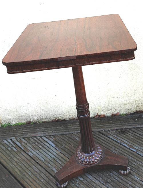 QUALITY REGENCY ROSEWOOD LAMP OR OCCASIONAL TABLE - ADDITIONAL PHOTO 5