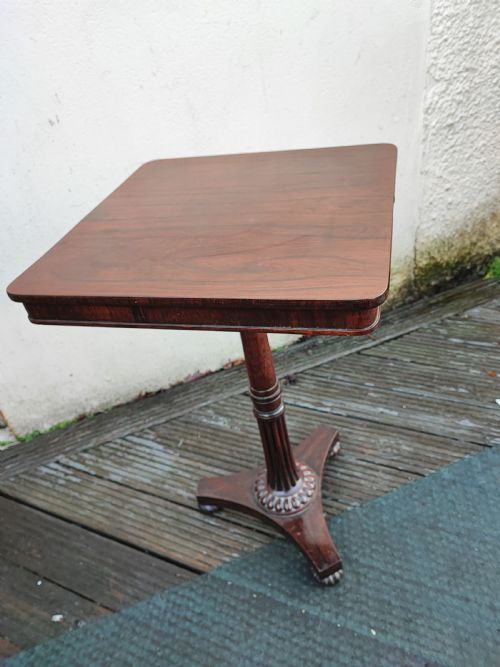 QUALITY REGENCY ROSEWOOD LAMP OR OCCASIONAL TABLE - ADDITIONAL PHOTO 6