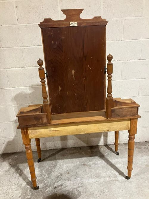 VICTORIAN MAPLE AND CO ASH DRESSING TABLE - ADDITIONAL PHOTO 5