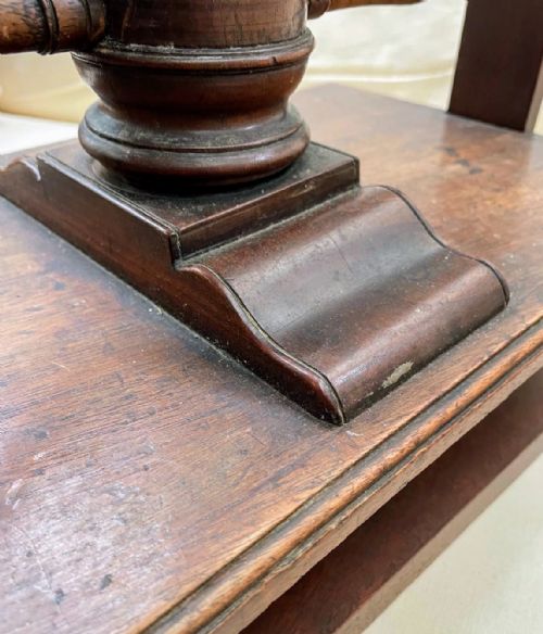 GEORGIAN MAHOGANY BOOK PRESS - ADDITIONAL PHOTO 4