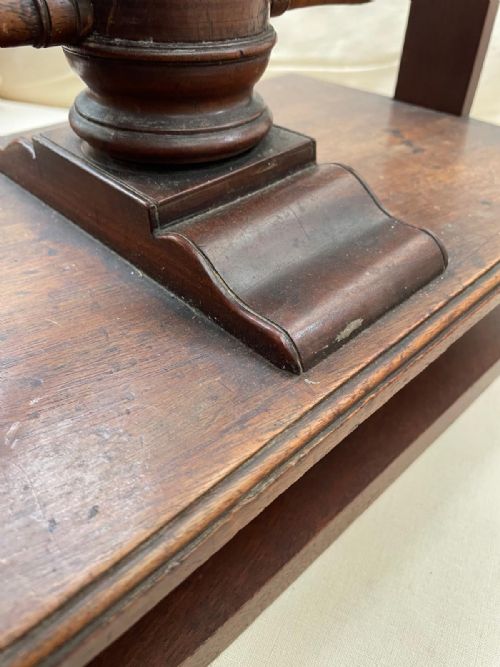 GEORGIAN MAHOGANY BOOK PRESS - ADDITIONAL PHOTO 6