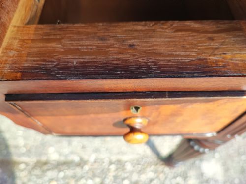 SUPERB REGENCY MAHOGANY WRITING TABLE - ADDITIONAL PHOTO 15