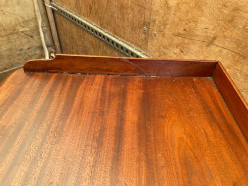 SUPERB REGENCY MAHOGANY WRITING TABLE - ADDITIONAL PHOTO 10