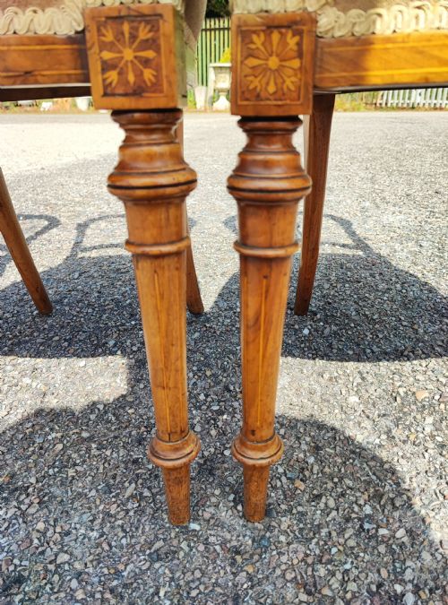 SUPERB SET OF 6 VICTORIAN WALNUT DINING CHAIRS - ADDITIONAL PHOTO 3