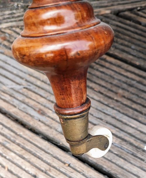 A SUPERB OVAL VICTORIAN WALNUT CANTERBURY - ADDITIONAL PHOTO 1