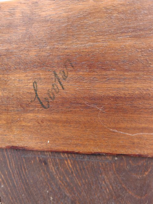 ANTIQUE MAHOGANY ART'S AND CRAFTS GLASGOW SCHOOL OPEN BOOKCASE - ADDITIONAL PHOTO 6