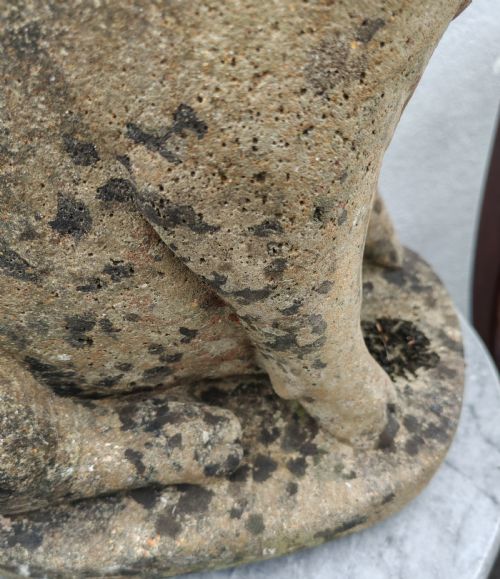 CHARMING WELL WEATHERED STONE PIG - ADDITIONAL PHOTO 6