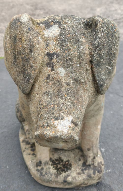 CHARMING WELL WEATHERED STONE PIG - ADDITIONAL PHOTO 8