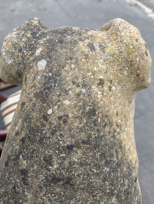 CHARMING WELL WEATHERED STONE PIG - ADDITIONAL PHOTO 11