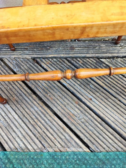 ANTIQUE SATINWOOD LUGGAGE RACK - ADDITIONAL PHOTO 5