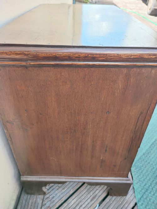 GEORGIAN OAK CHEST OF DRAWERS - ADDITIONAL PHOTO 6