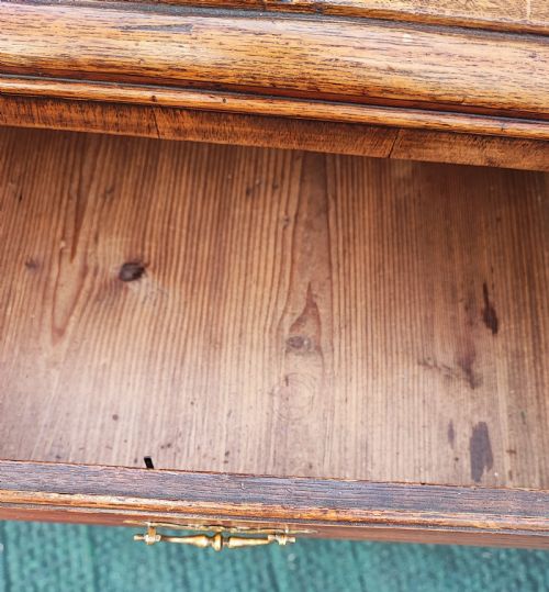 GEORGIAN OAK CHEST OF DRAWERS - ADDITIONAL PHOTO 7