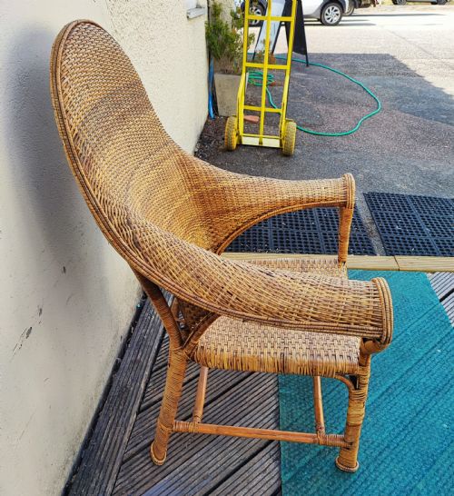 A 1920S DRYAD ART'S AND CRAFTS CANE ARMCHAIR - ADDITIONAL PHOTO 5