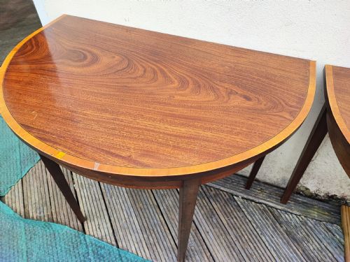 ANTIQUE GEORGIAN STYLE MAHOGANY DINING TABLE - ADDITIONAL PHOTO 5