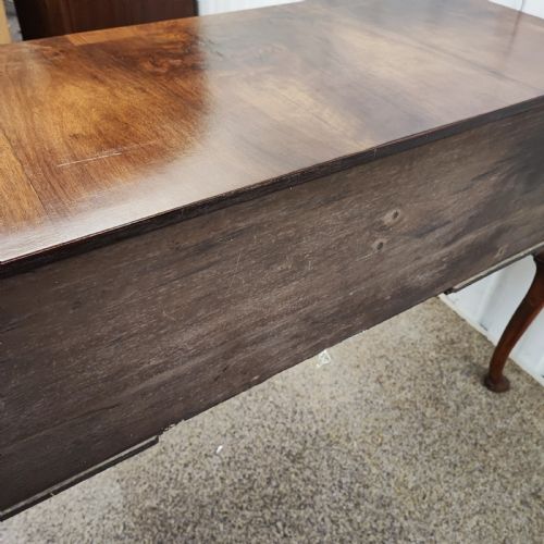ANTIQUE WALNUT WRITING DESK - ADDITIONAL PHOTO 5