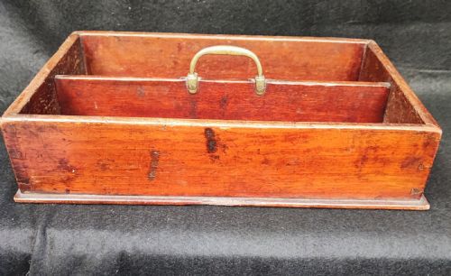 GEORGIAN MAHOGANY CUTLERY TRAY - ADDITIONAL PHOTO 1