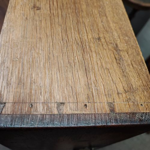 GEORGIAN OAK CHEST OF DRAWERS OF SMALL SIZE - ADDITIONAL PHOTO 6
