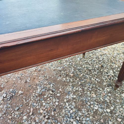 ANTIQUE MAHOGANY WRITING TABLE - ADDITIONAL PHOTO 3