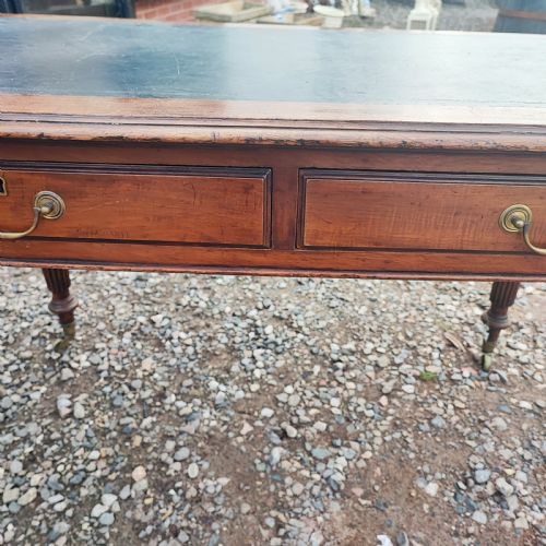 ANTIQUE MAHOGANY WRITING TABLE - ADDITIONAL PHOTO 5