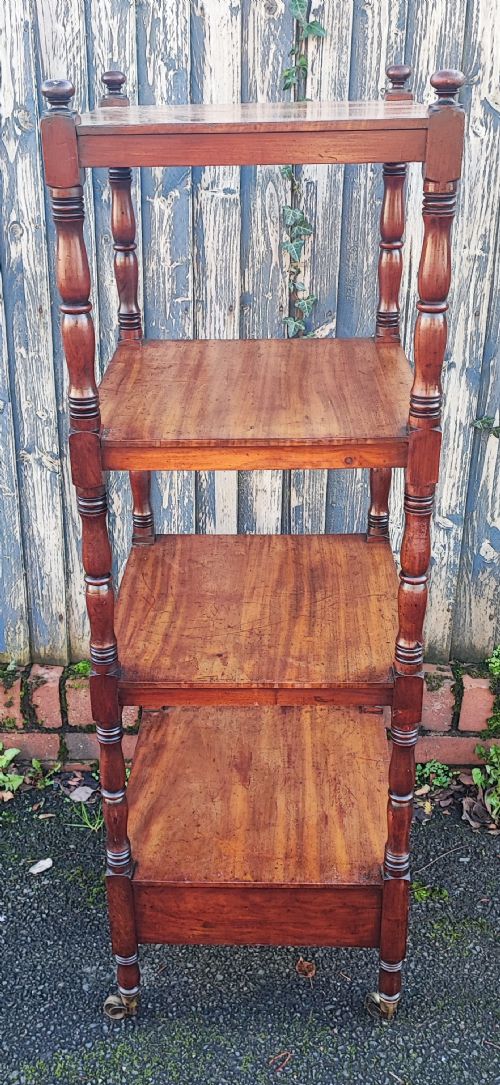 QUALITY 4TIER REGENCY WHAT NOT IN MAHOGANY - ADDITIONAL PHOTO 1