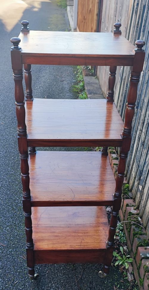 QUALITY 4TIER REGENCY WHAT NOT IN MAHOGANY - ADDITIONAL PHOTO 5