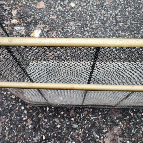 ANTIQUE NURSERY FENDER WITH CLOTHES RAIL - ADDITIONAL PHOTO 1