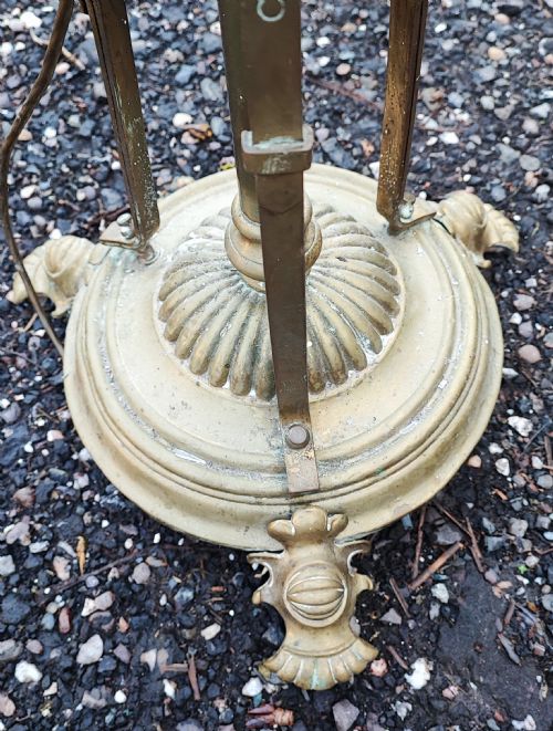 QUALITY BRAS AND COPPER STANDARD LAMP - ADDITIONAL PHOTO 1