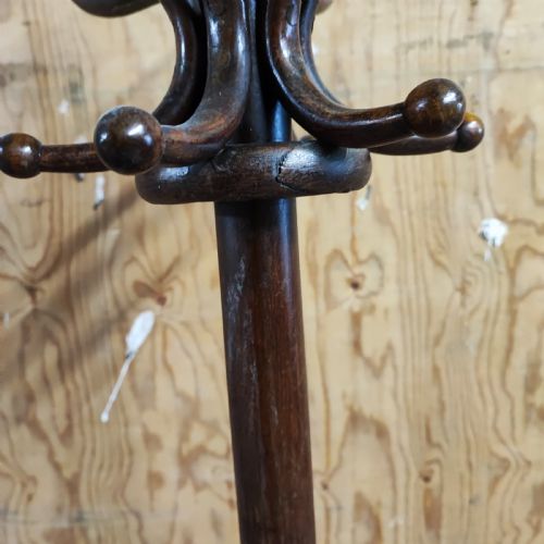 FINE ANTIQUE BENTWOOD COAT HALL STAND - ADDITIONAL PHOTO 7