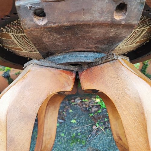 VICTORIAN MAHOGANY SWIVEL DESK CHAIR - ADDITIONAL PHOTO 3