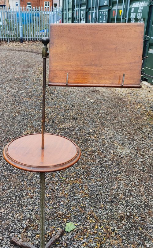 ANTIQUE CARTERS FULLY ADJUSTABLE READING TABLE - ADDITIONAL PHOTO 5
