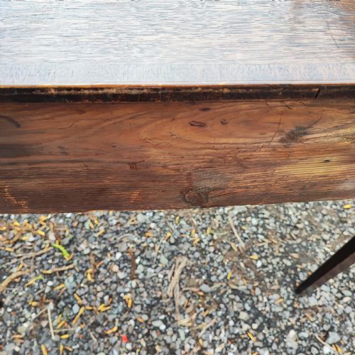 GEORGIAN OAK LOWBOY SIDE TABLE - ADDITIONAL PHOTO 6