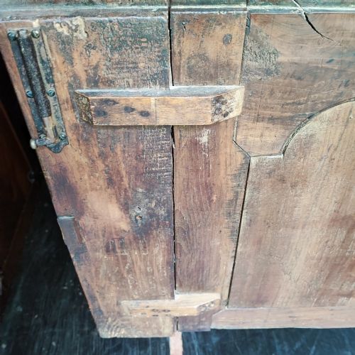 FINE 18TH C FRENCH CHERRY WOOD SIDE CABINET - ADDITIONAL PHOTO 4
