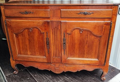 FINE 18TH C FRENCH CHERRY WOOD SIDE CABINET - ADDITIONAL PHOTO 13