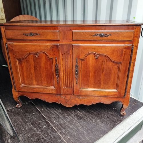 FINE 18TH C FRENCH CHERRY WOOD SIDE CABINET - ADDITIONAL PHOTO 14