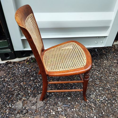 ANTIQUE SMALL BERGERE CHAIR - ADDITIONAL PHOTO 1