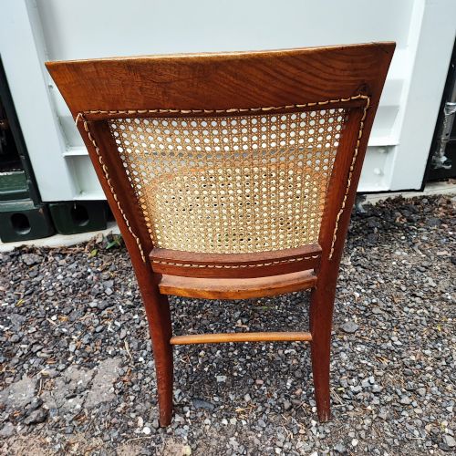 ANTIQUE SMALL BERGERE CHAIR - ADDITIONAL PHOTO 2