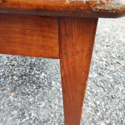 SUPERB ANTIQUE FRENCH CHERRY WOOD COFFEE TABLE - ADDITIONAL PHOTO 5