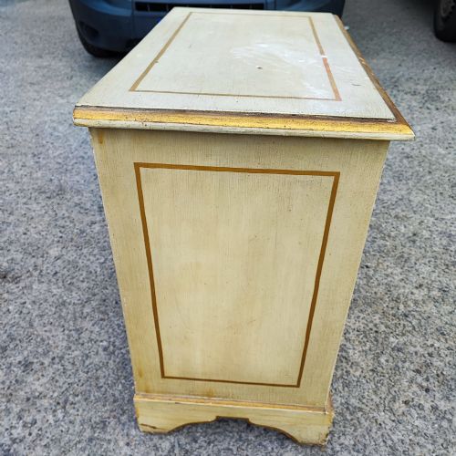 19C SMALL PAINTED CHEST OF DRAWERS - ADDITIONAL PHOTO 2