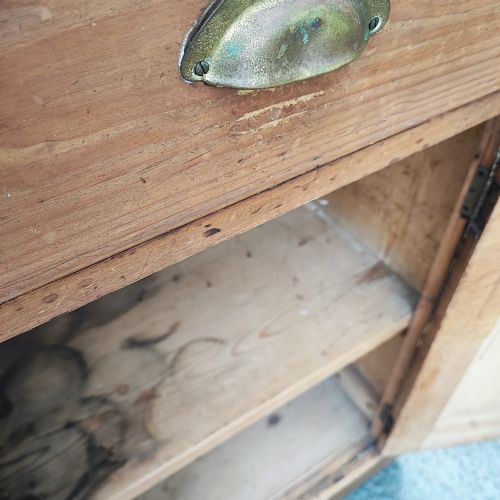 EDWARDIAN PINE GLAZED DRESSER - ADDITIONAL PHOTO 5