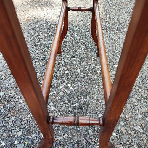 VICTORIAN WALNUT TOWEL RAIL - ADDITIONAL PHOTO 4