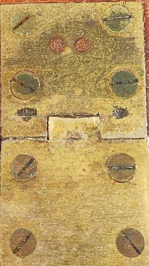 AN ANTIQUE QUALITY MILITARY FOLDING TRAY ON STAND - ADDITIONAL PHOTO 8