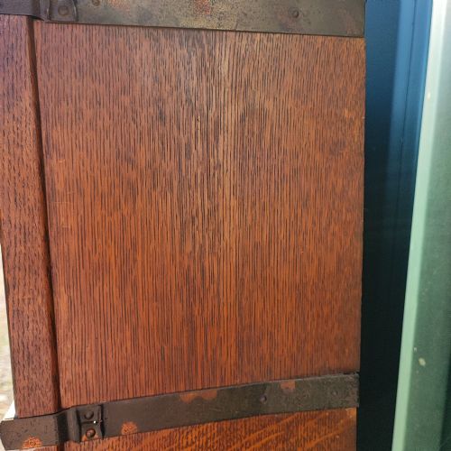 GOOD OAK 4 TIER GLOBE WERNICK BOOKCASE - ADDITIONAL PHOTO 4