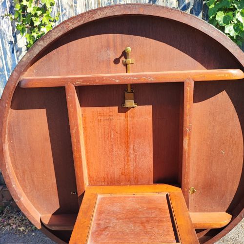 SUPERB REGENCY ROSEWOOD CIRCULAR DINING TABLE - ADDITIONAL PHOTO 4