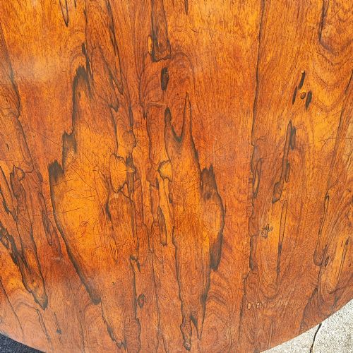 SUPERB REGENCY ROSEWOOD CIRCULAR DINING TABLE - ADDITIONAL PHOTO 11