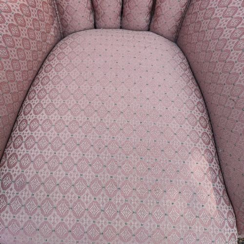 SUPERB REGENCY BARREL BACK WING ARM CHAIR - ADDITIONAL PHOTO 5