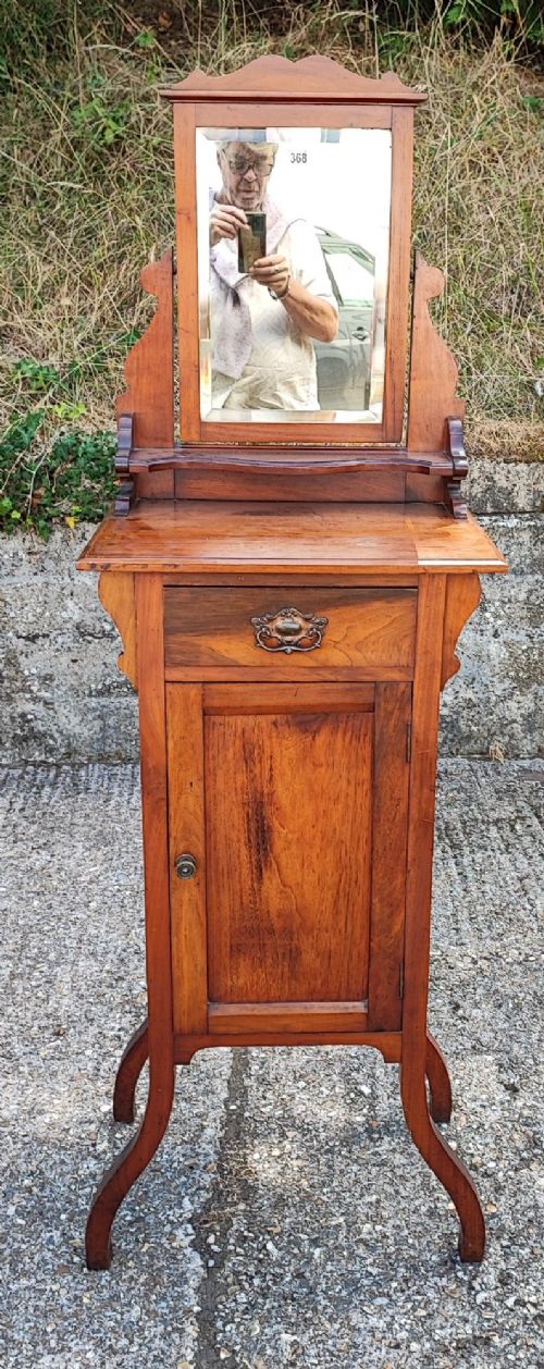 A Victorian Standing Dressing Table Retailed by Harrods