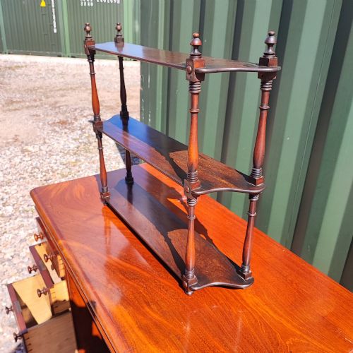 Regency Mahogany Hanging Shelf