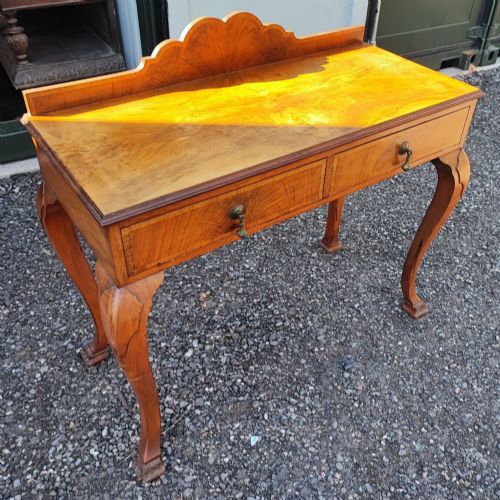 Quality Antique Walnut Side Serving Table