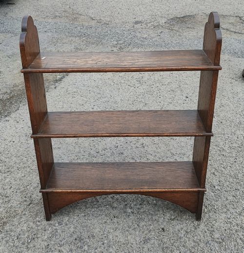 Arts and Crafts Oak Open Bookcase     Att Heals